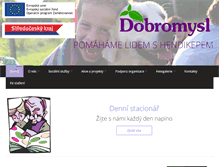 Tablet Screenshot of dobromysl.org